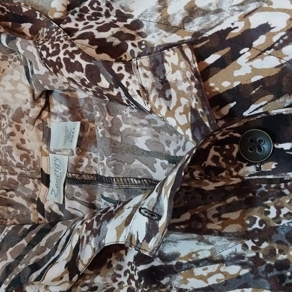 Zenergy Chico's hooded windbreaker sz 3 - Picture 3 of 7